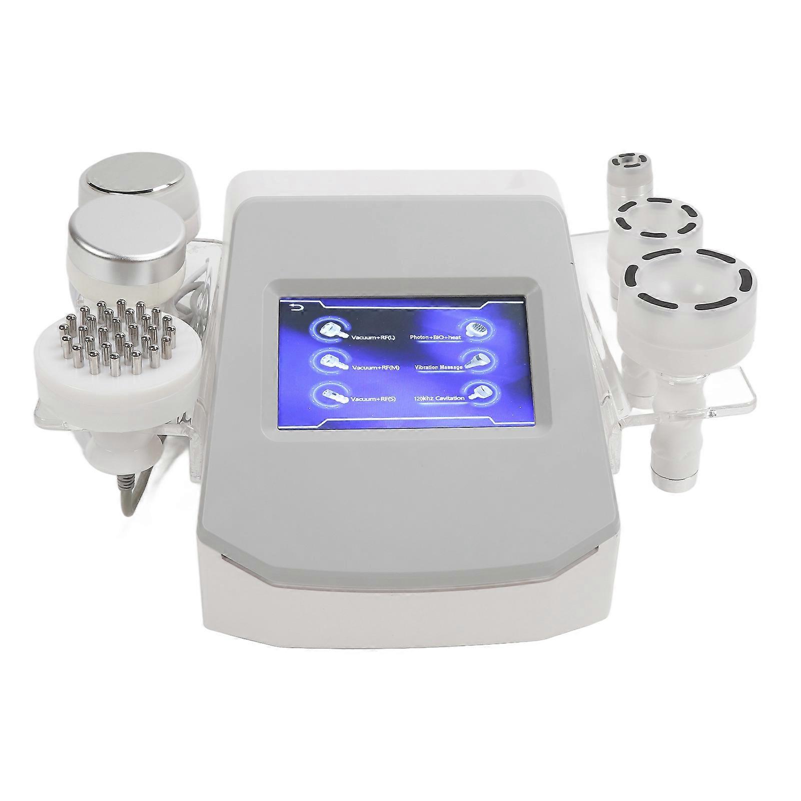 6 in 1 120Khz Macchina per la rimozione della cellulite Dispositivo di modellamento del corpo brucia grassi a pressione negativa 100240V Spina UE