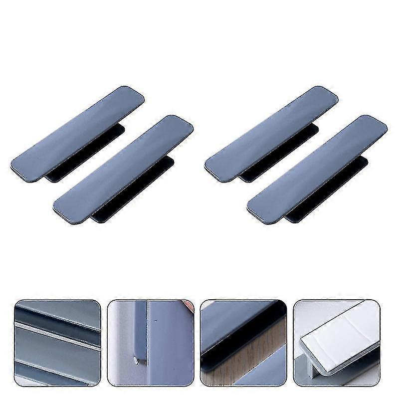 4pcs Cupboard Cabinet Pull Handles Drawer Door Knobs Pull Handles (grey)