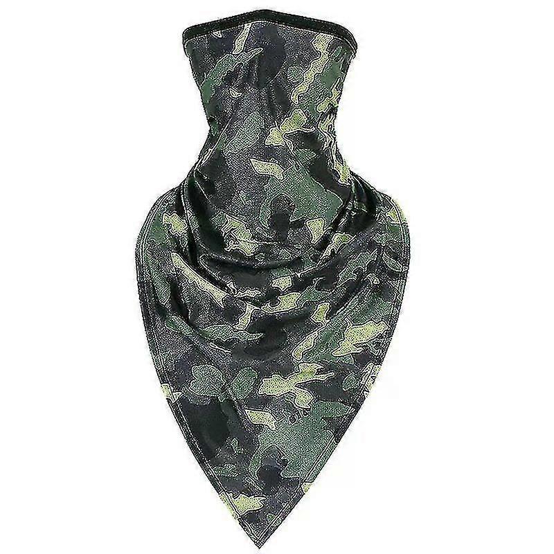Tactical Summer Camo Headband Triangle Face Windproof Thin Wrap Scarf Neck Gaiter Cover