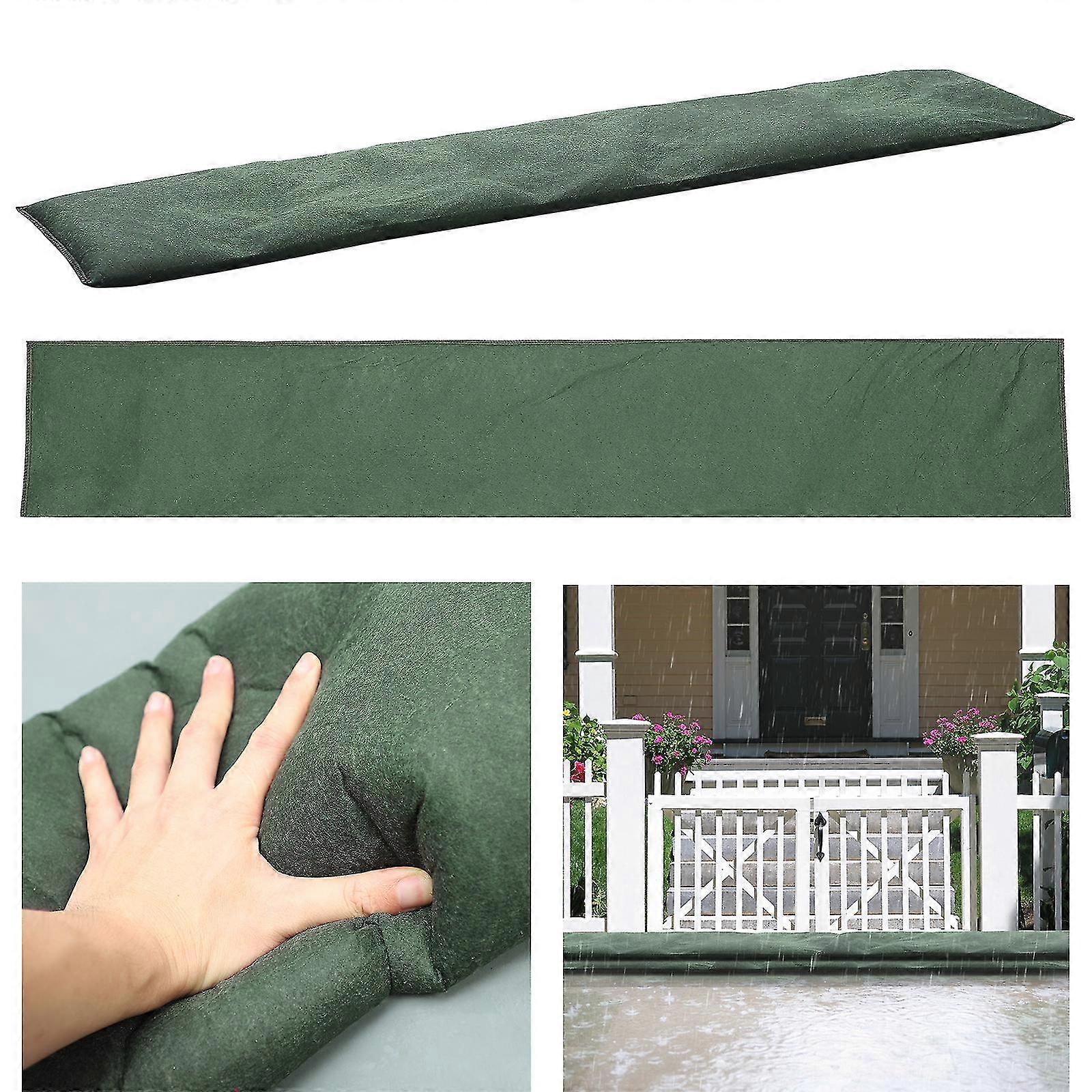 Water Activated Flood Barrier - Creative, Reusable, And Convenient Sandbag Alternative For Home Flood Protection - Suitable For Basement, Garage, And