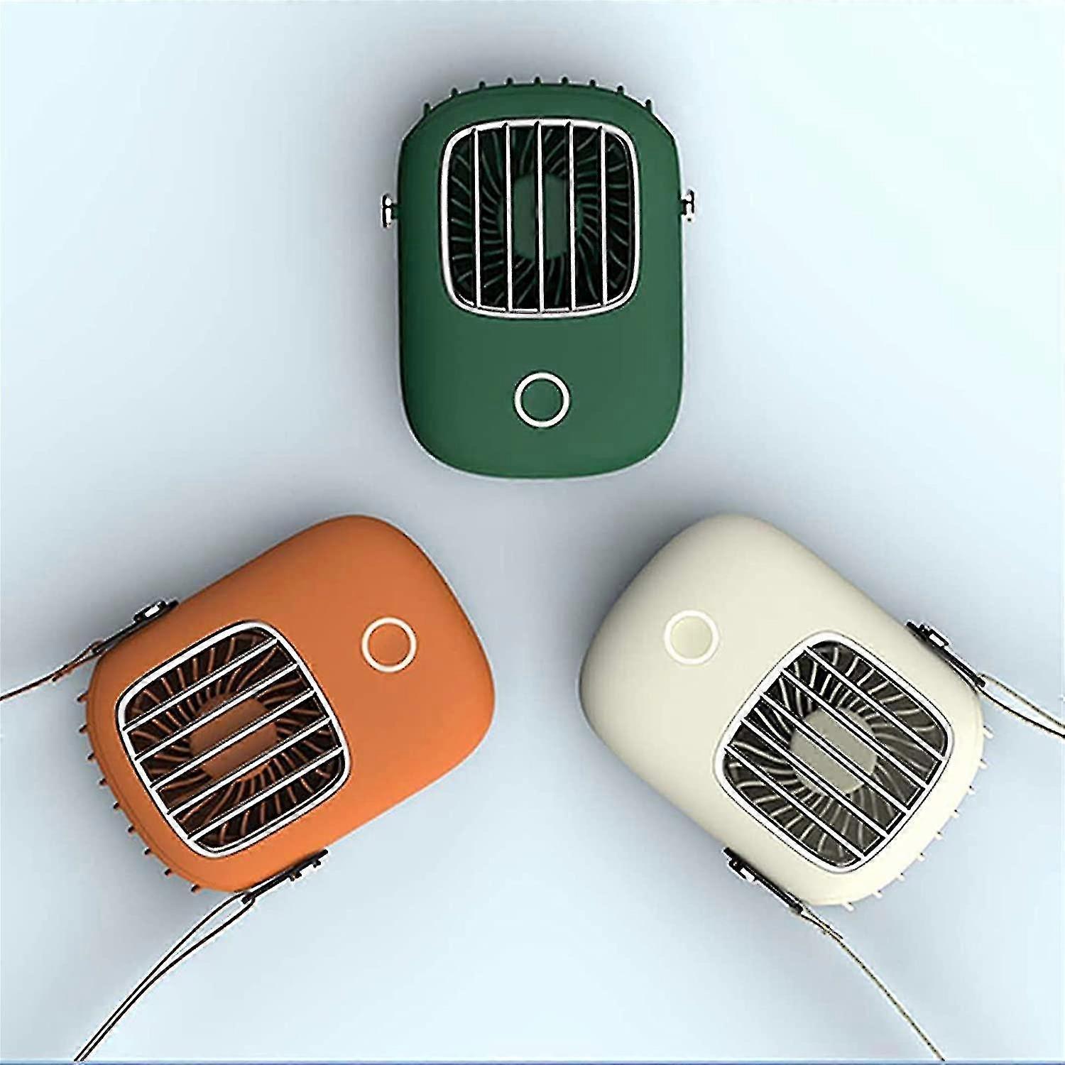 Small Fans Portable Fan Hanging Around The Neck, 3-speed Adjustable Air ...