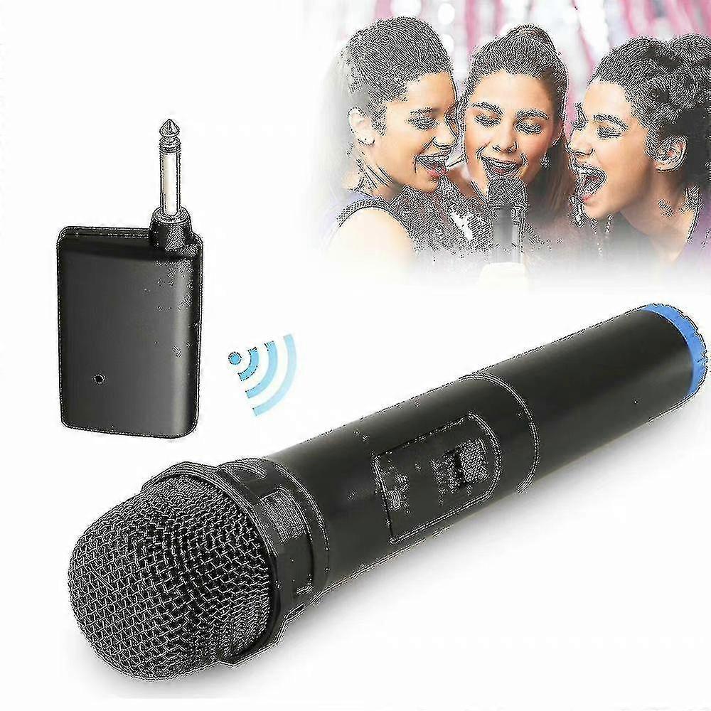 Bärbar karaoke trådlös mikrofon inomhus / utomhus sångmikrofon gåvor