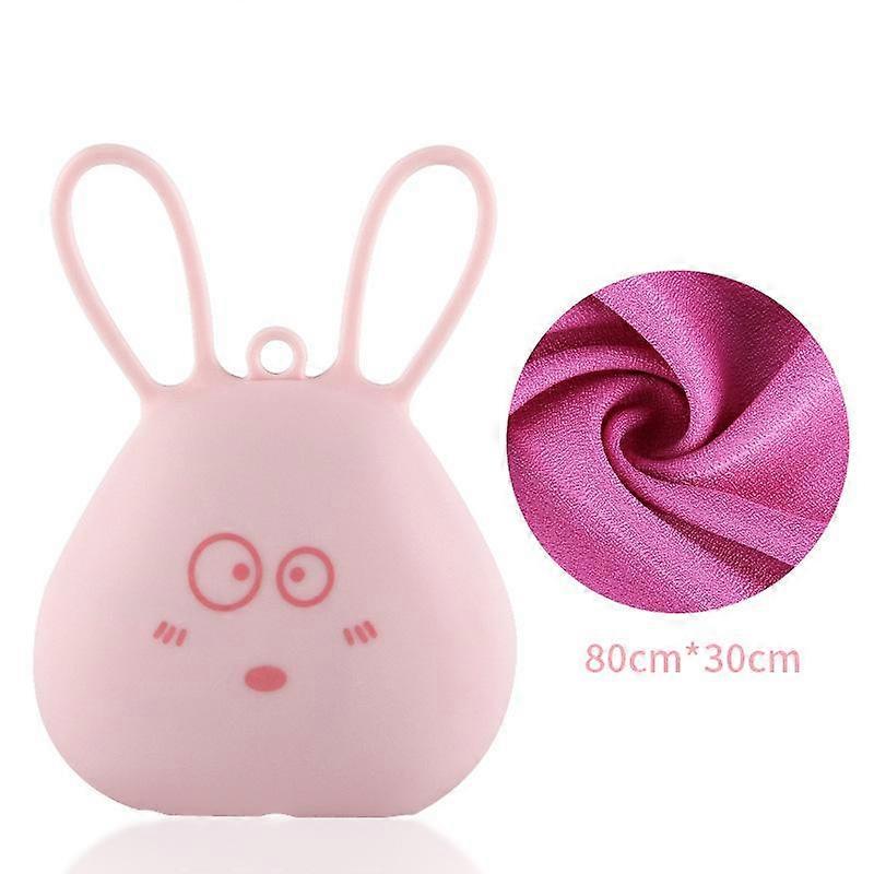 Portable Quick-drying Sports Cold Towel Ultrafine Fiber Sweat Absorption With cartoon powder
