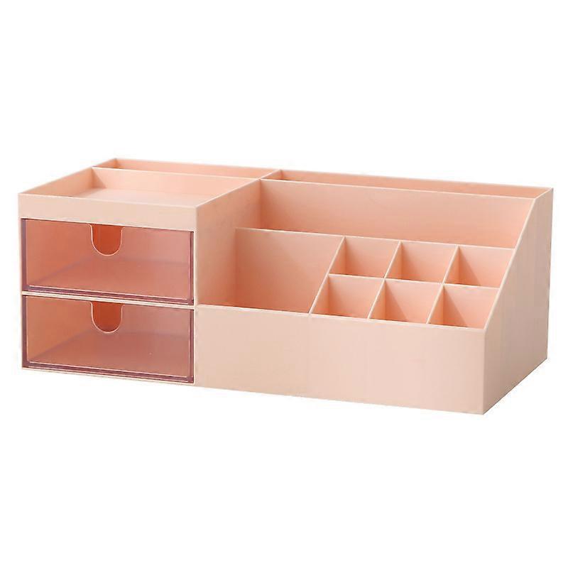 Rose Plastic storage box for cosmetics small objects blue L.24.5 x W.12 x H.9 cm