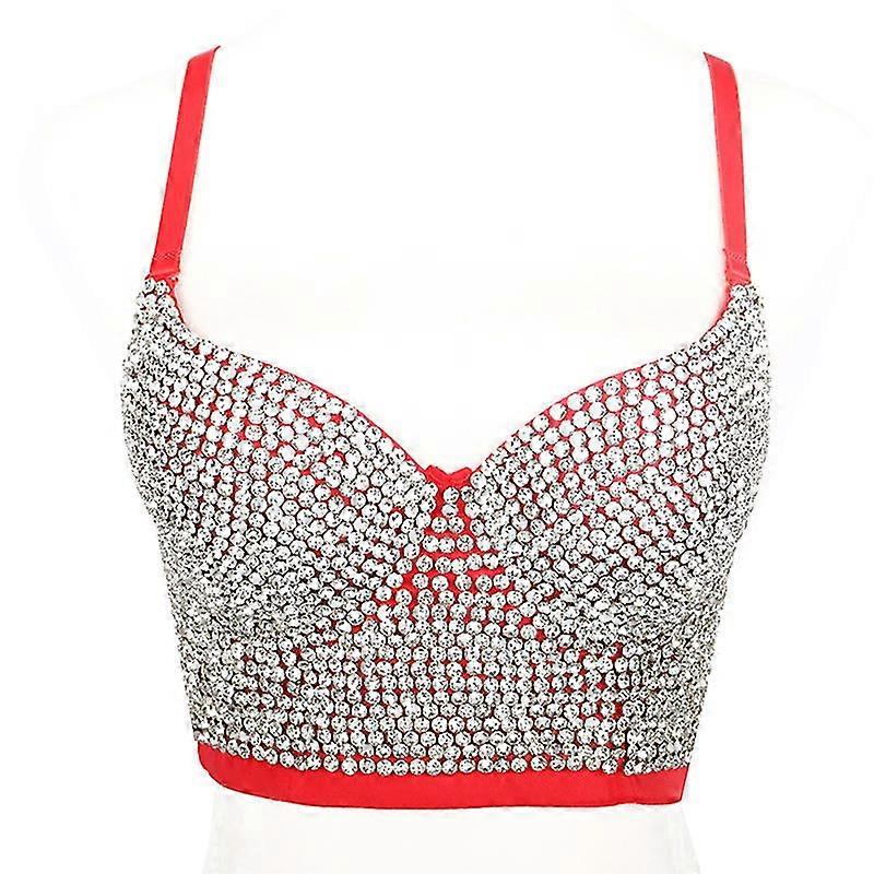 المرأة الرباط حجر الراين بوستير المحاصيل الأعلى، مثير مشد أعلى حمالة الصدر