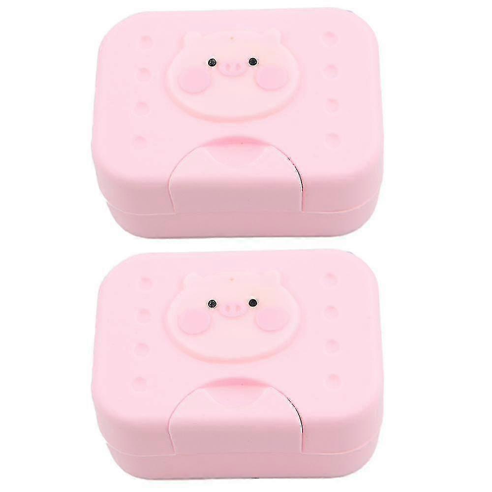 Soap Holder Container, Portable Bar Soap Saver Scrubber Case For Bathroom And Kitchen