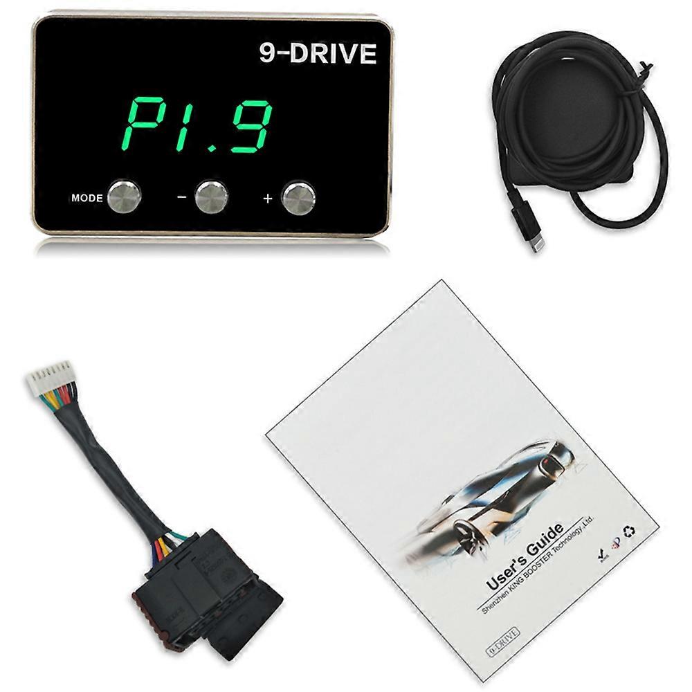 Electronic Throttle Controller 9 MODE Pedal Accelerator Fuel-Efficient for Wrangler JK RAM 1500