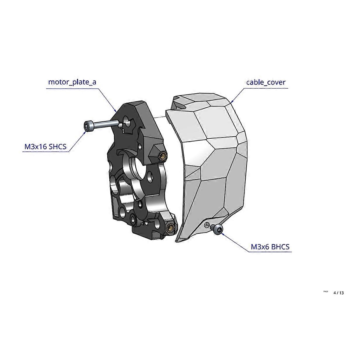 For LITE Extruder Gear Kit Large Gear Clockwork2 Hardened Steel+PA66 HRC60 Gears for 3D Printer VORON2.4