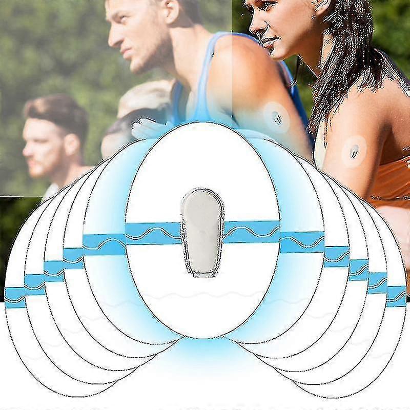 10 st Dexcom G6 överlappande plåster vattentäta transparenta G6 självhäftande simduschar