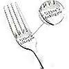 Tableware Couple Fork Modern Silverware Letter Print Stainless Steel Funny Gift Kitchen Tool