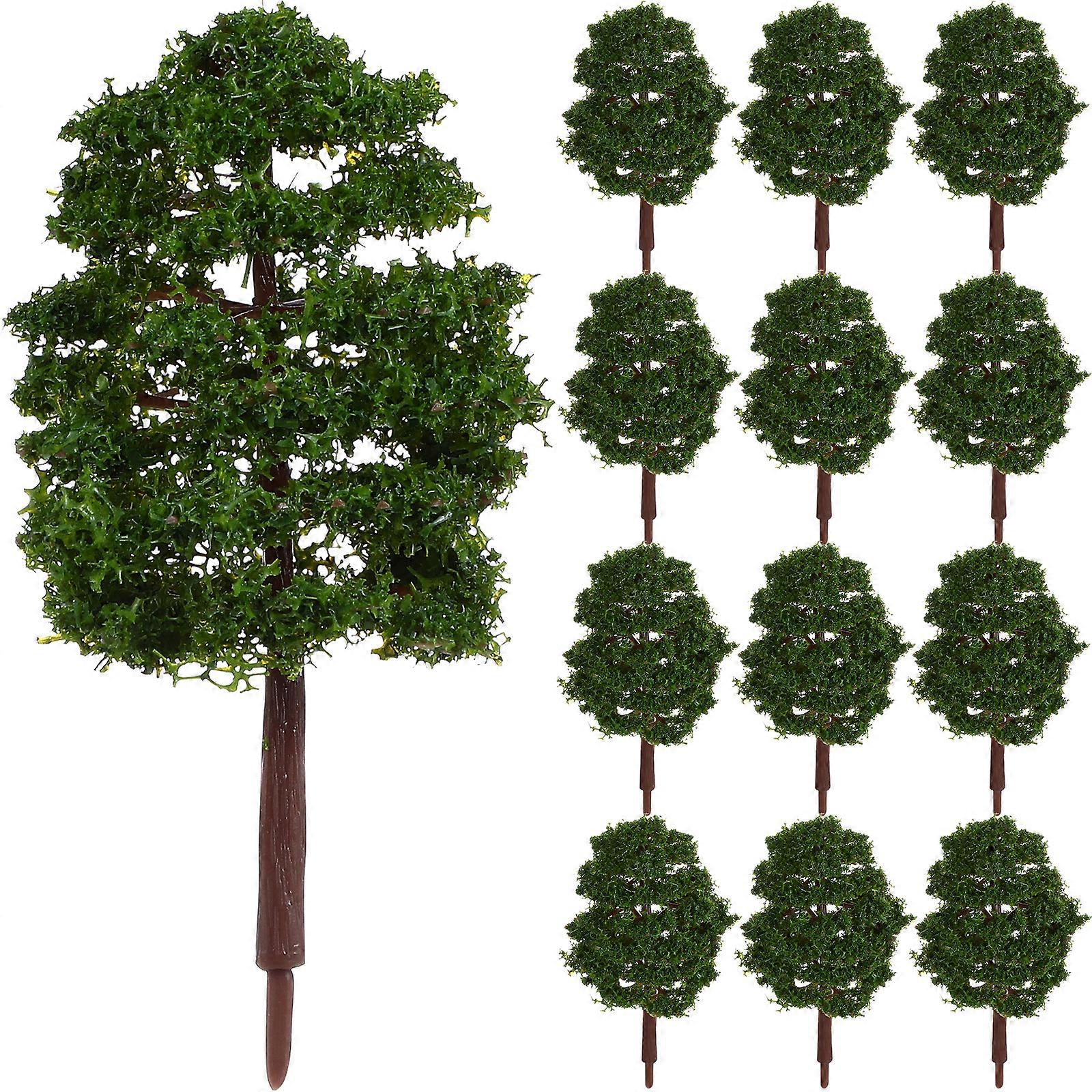 20pcs 9CM Scenery Landscape Model Trees (Green)