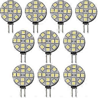 10x G4 Led Bulb Ac/dc 12v Non Dimmable White 6000-6500k Light Bulb Replacement 2w Halogen Lamp For Kitchen Camper Van Rv Trailer Boatfonepro