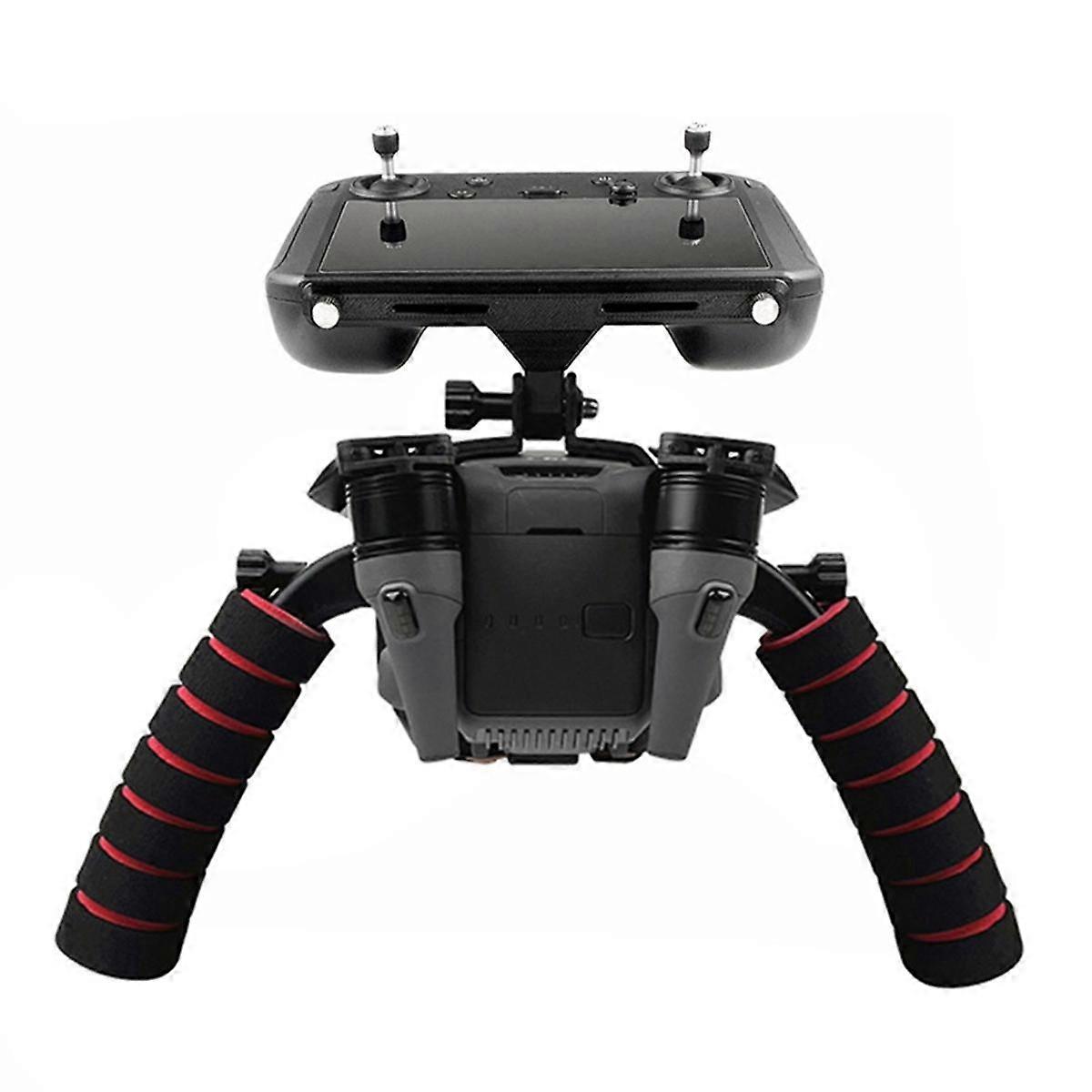 For 3 Cine Drone Dual Handle Handheld Gimbal Stabilizer Stand Tripod Modified Bracket Accessories,B