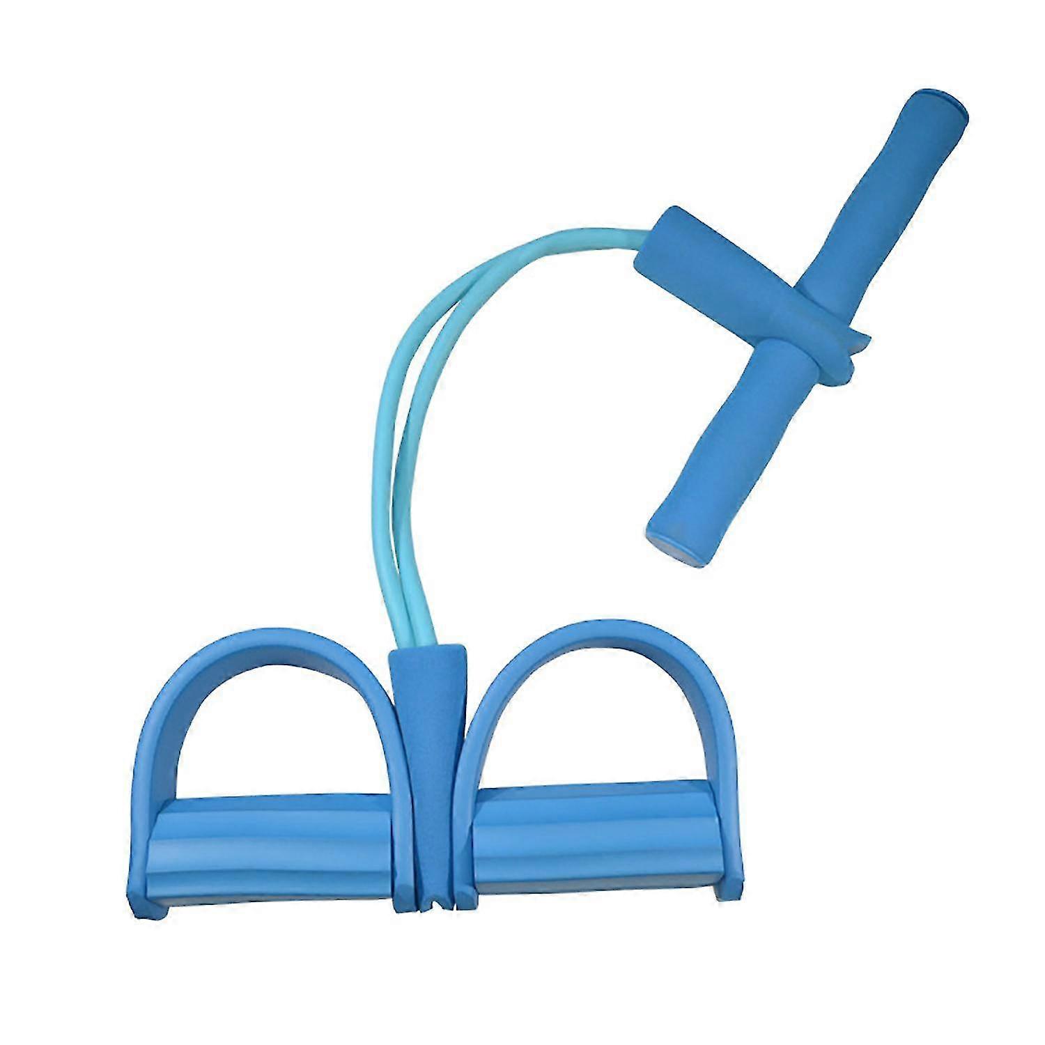 1PC Sit-up Equipment 2 Tubes Portable Fitnesss Multifunctional Elastic Pull Rope for Home