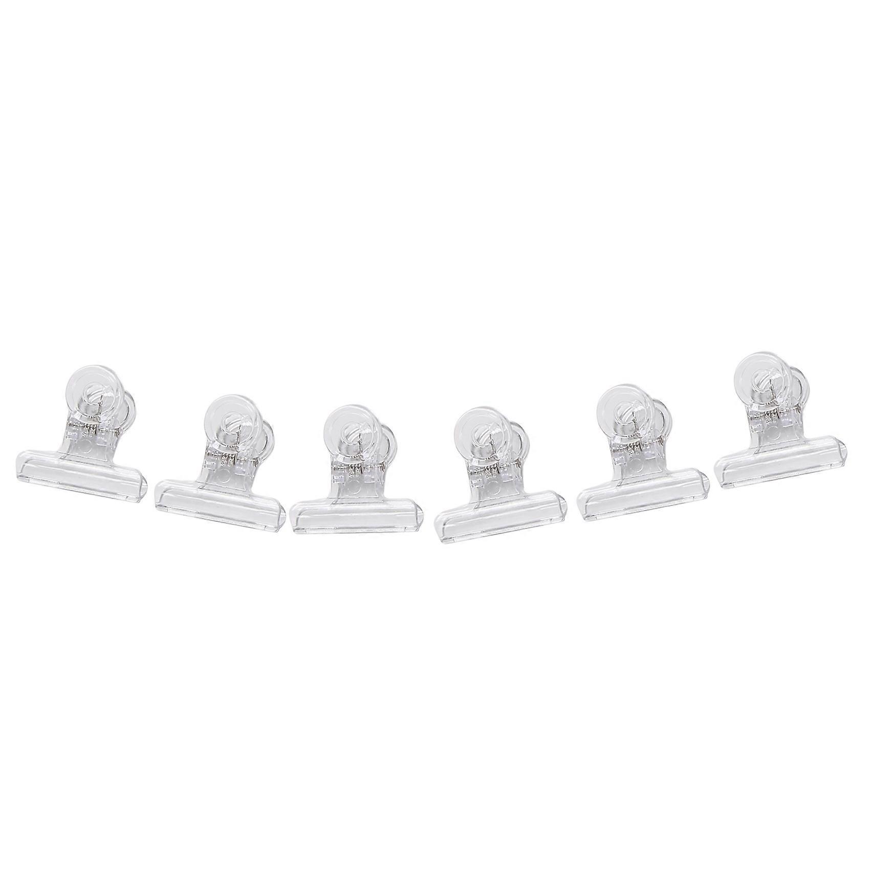 6Pcs/Set Rusian C Curve Nail Pinching Clips Multi Function Tool Acrylic Nails Pinchers Transparent