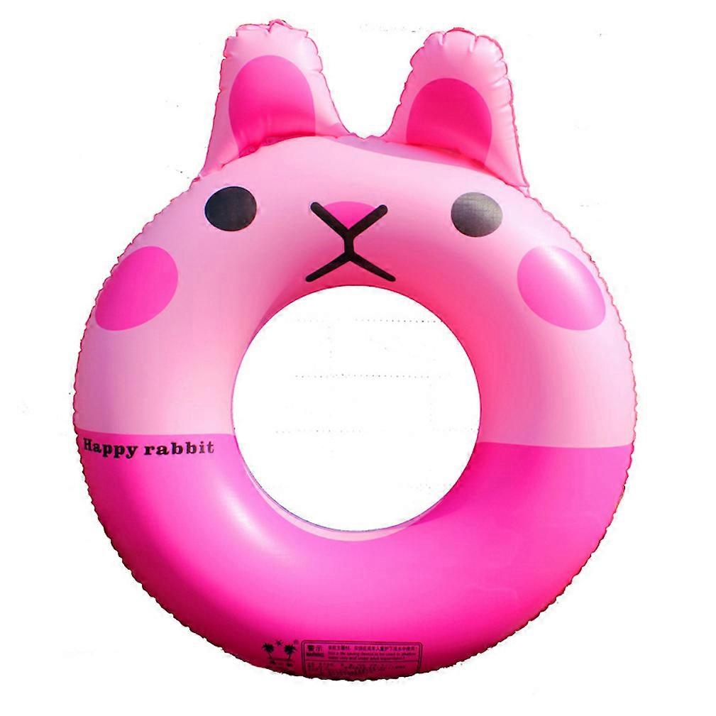 Pink Bear Pool Float Inflatable Swimming Ring for Kids