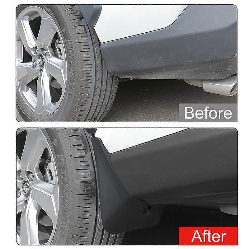 4 stuks auto spatlappen voor Toyota RAV4 2019-2023 Hybrid XA50 2022, waterdichte spatlappen spatborden spatbord volledige bescherming spatbord,for RAV4 A