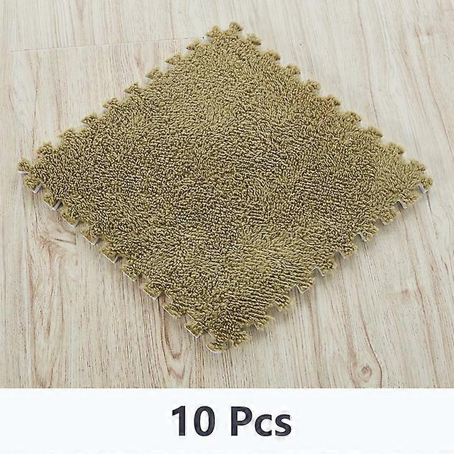 10 Pcs/lot Plush Children&#39;s Mat Baby Puzzles Playmats Infant Carpet Eva Foam Kids Rug Baby Playing Mat Keep Warm Mat 30*30*0.6cm
