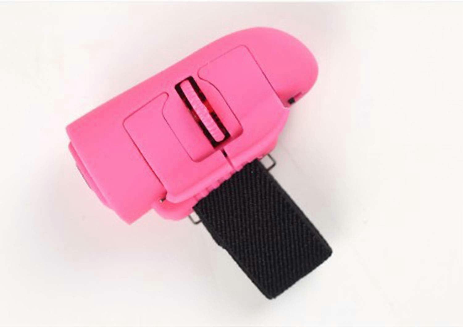 Mini Bluetooth Wireless Ring Mouse Creative Finger Wireless Lazy Mouse (Pink)