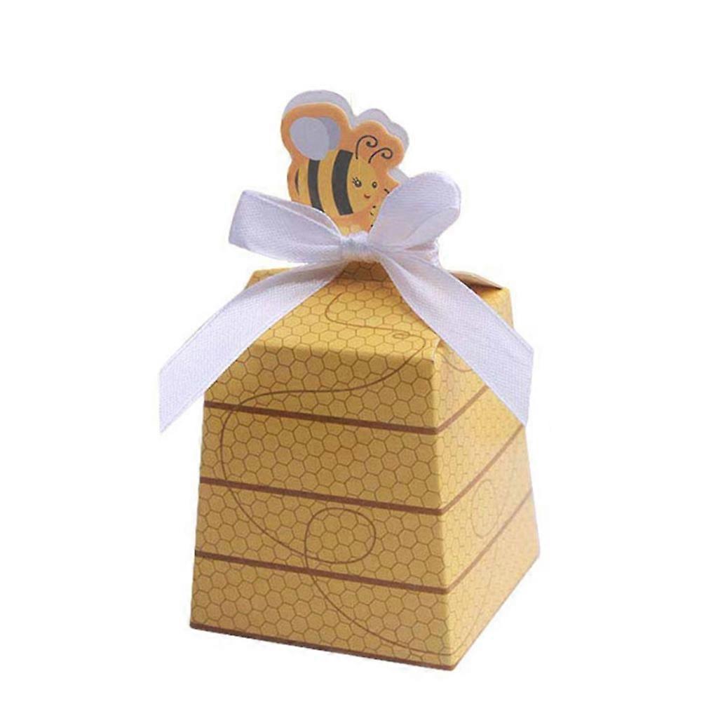Cartoon Bee Candy Boxes Cute Paper Gift Wrapping Biscuit Cookie Chocolate