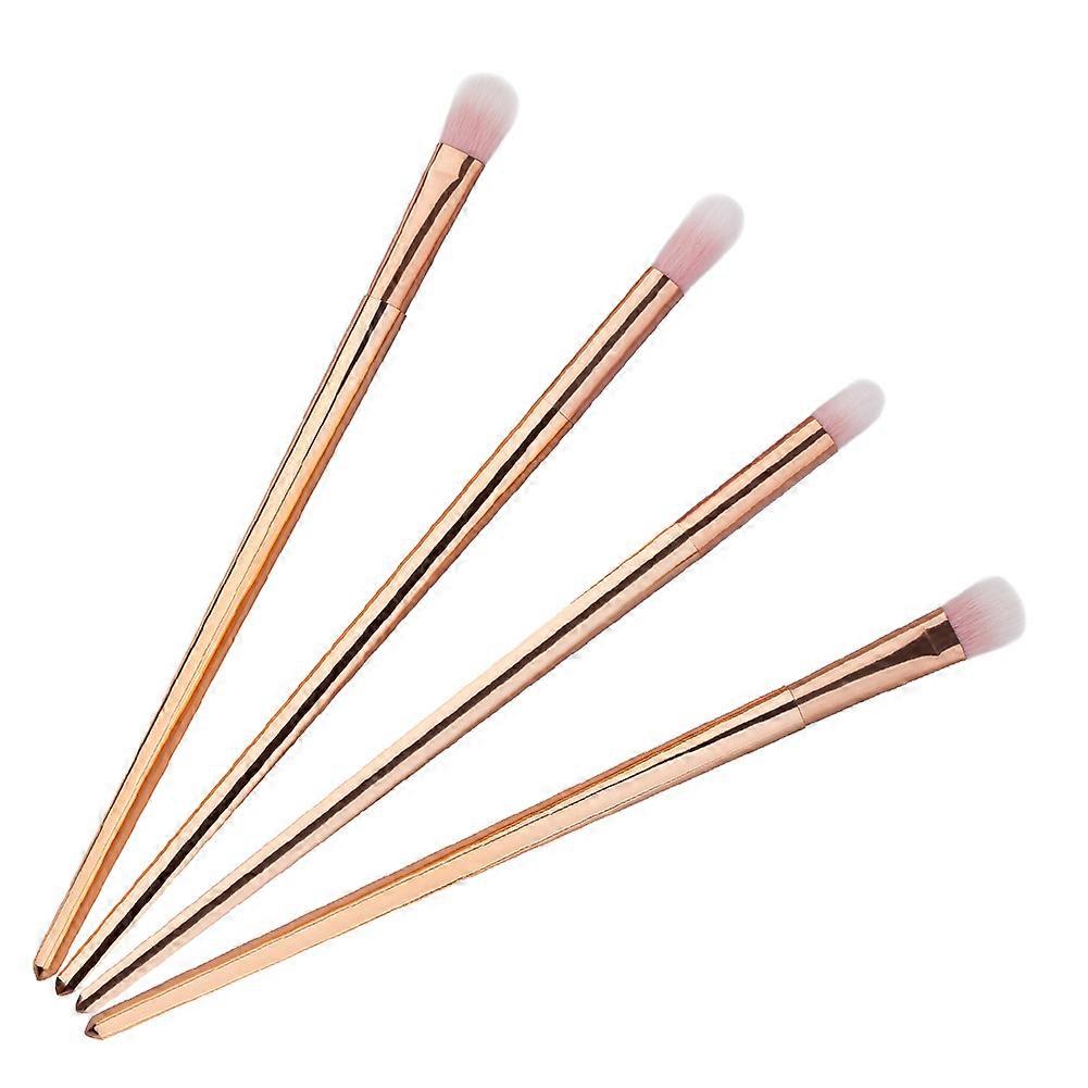 4Pcs Makeup Brushes Set Foundation Powder Eyeshadow Eyeliner Lip Brush Tool Kit