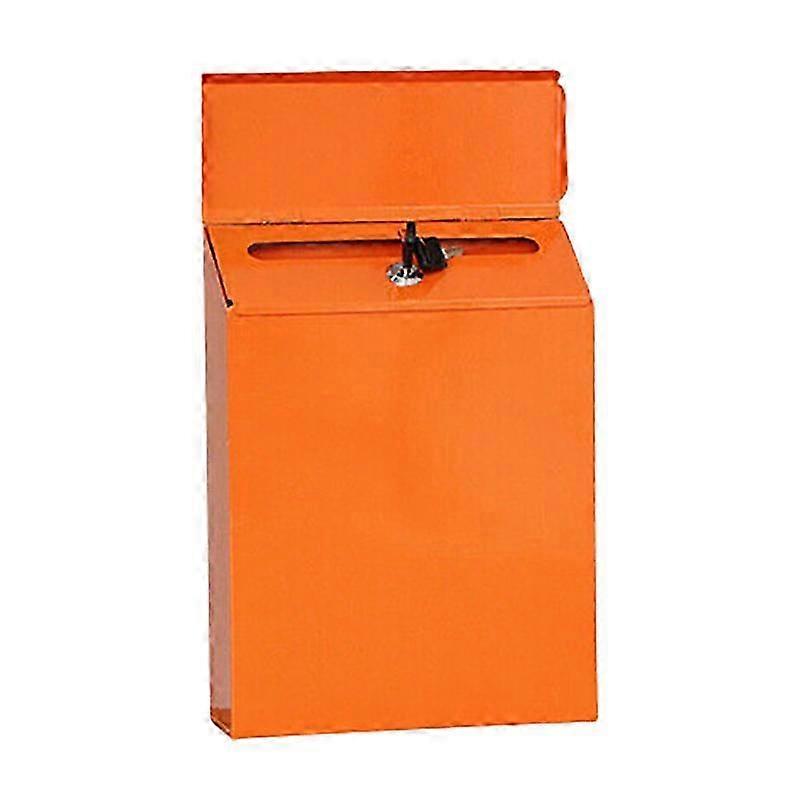 1pcs Modern Mailbox Comment Letter Deposit Suggestion Drop Box Secured Payments Key Paperwork Secure Postbox Decor F