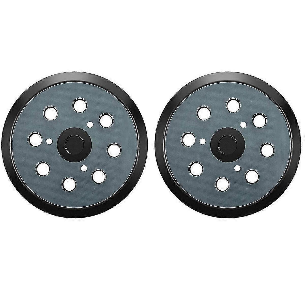 2pcs Replacement Sander Base Pads Round Hook And Loop Backing Pad Orbital Sander Replacement Pad 125mm 8 Hole