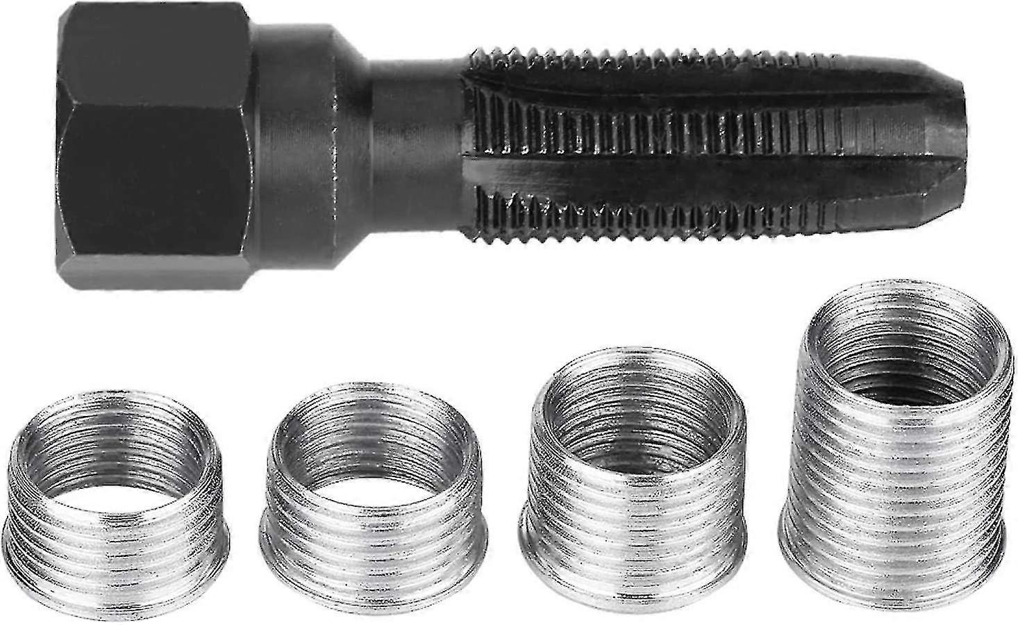 Spark Plug Thread Repair Tool, Car Universal Carbon Steel Spark Plug Insertion Repair Tool Spark Plug Thread Tapping Tool For Sparking Plugs Rep