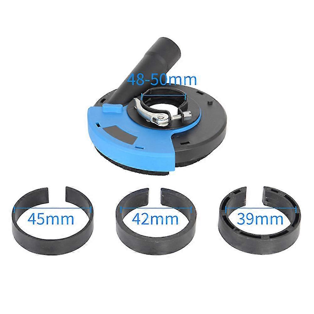 Universal Surface Grinding Dust Shroud Cover Tools Coletor de Poeira W/3 Acessórios, 5 polegadas/170 mm