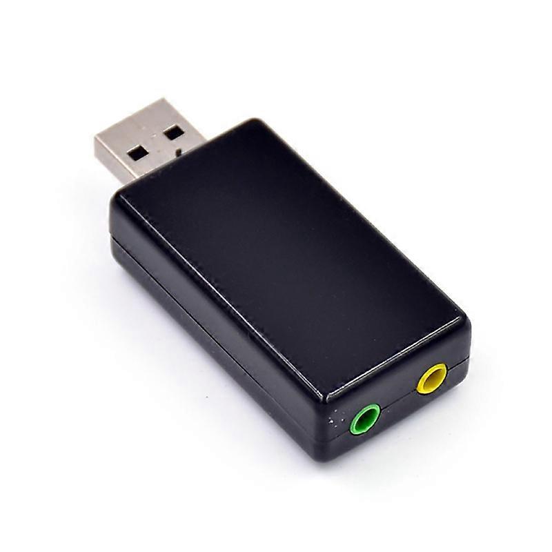 Analog 7.1 Channel Dynamic Effects Microphone Input Home External USB Sound Card JIKAIX