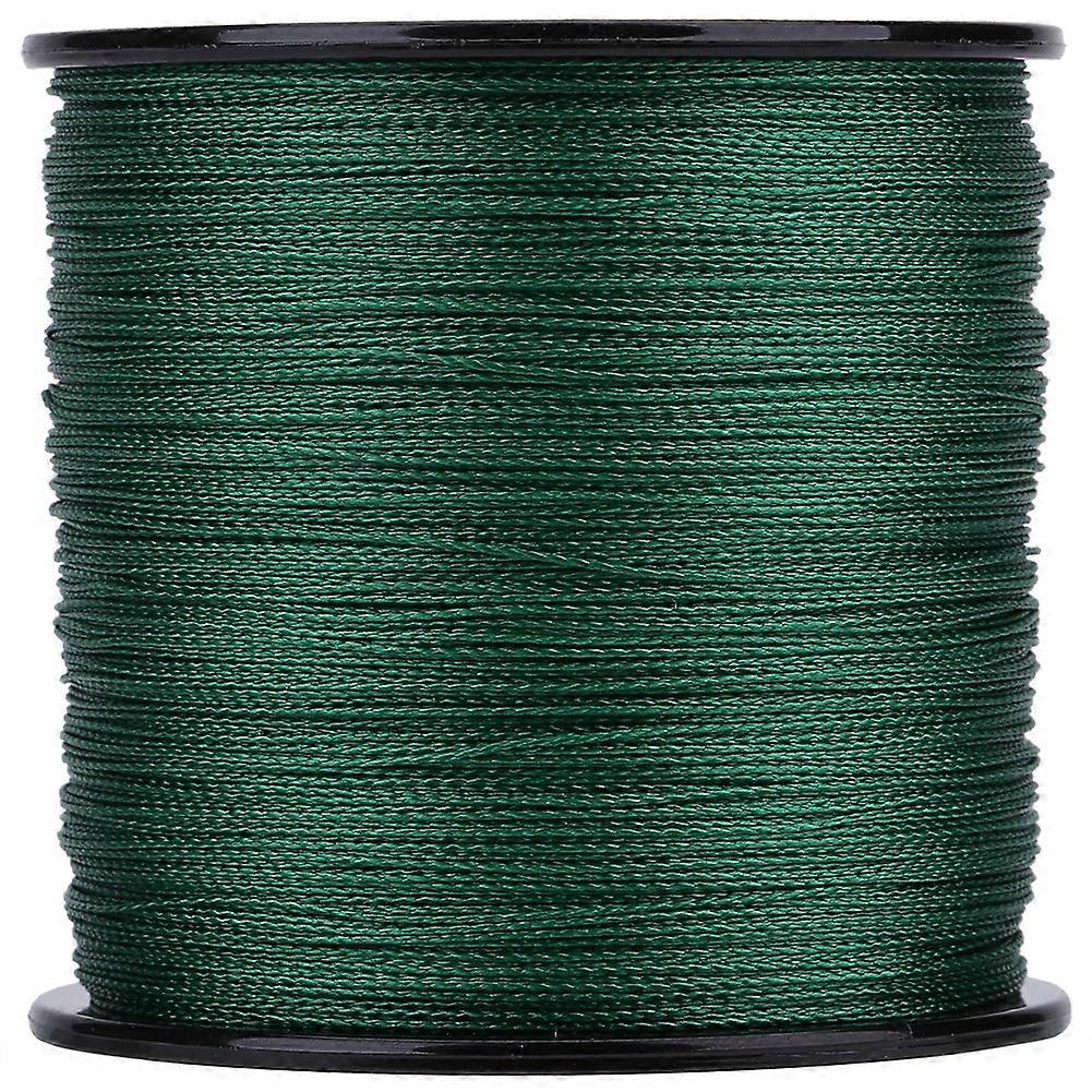 2024500m PE Flätad 4 Strängar Super Starka Fiskelinor Multi Filament Fiskrep Snöre Grön (5)