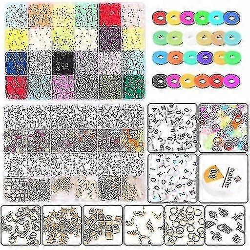 5848. Clay Heishi Beads Disc Beads Kit
