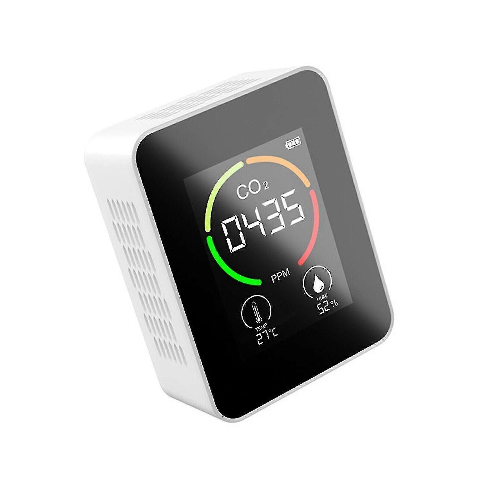 CO2 Meter Luftqualität Temperatur Feuchtigkeit Meter Lufttester Portable 3in1
