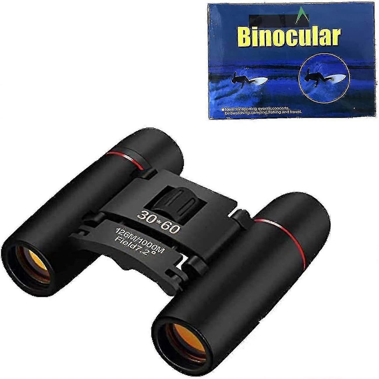 Binoculars , 30x60 Foldable Telescopic Binoculars With Vi