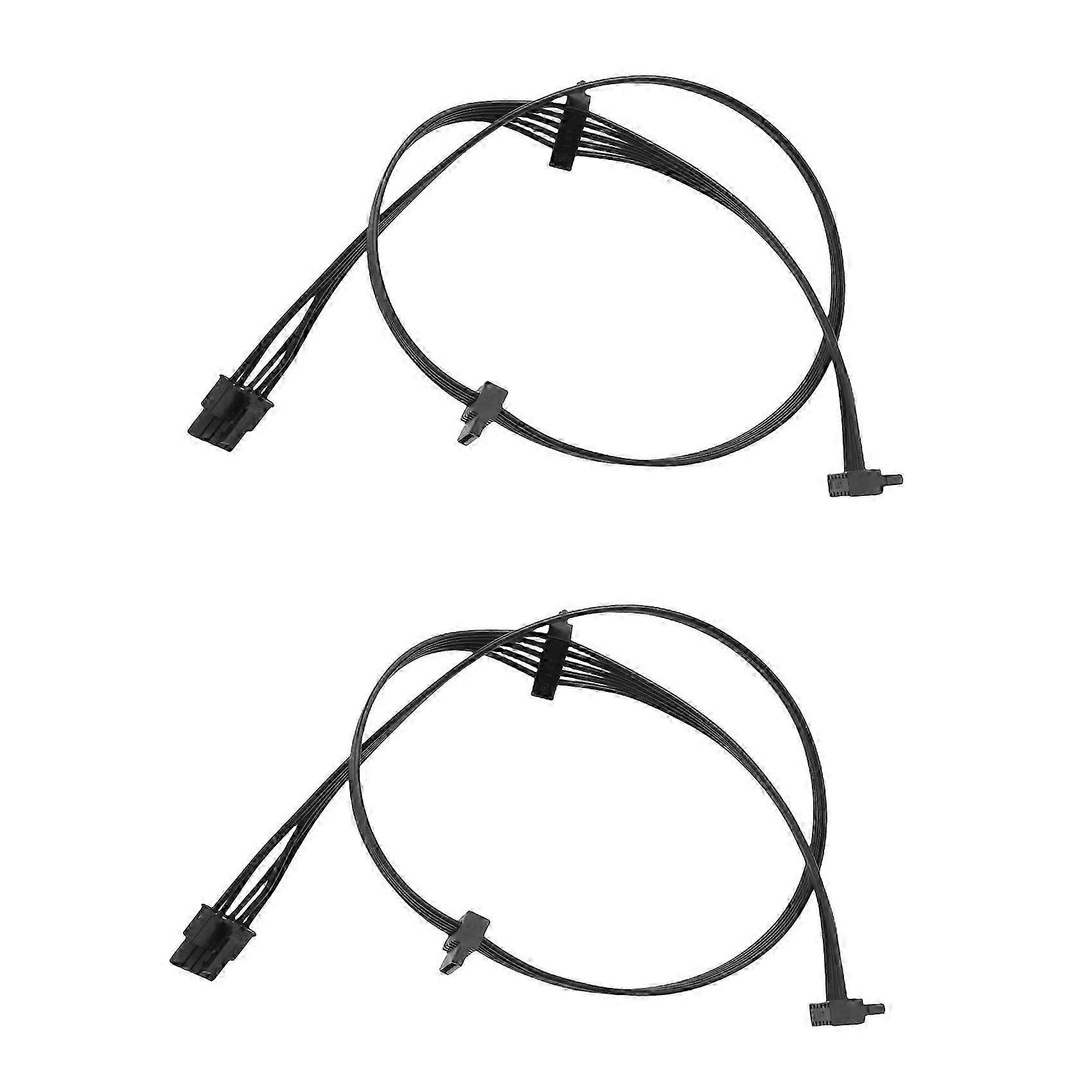 2X 5Pin 1 to 3 Peripheral 4 Pin Molex IDE 5P PSU Power Supply Cable suitable for V550 V650 V700 V750 V850 V1
