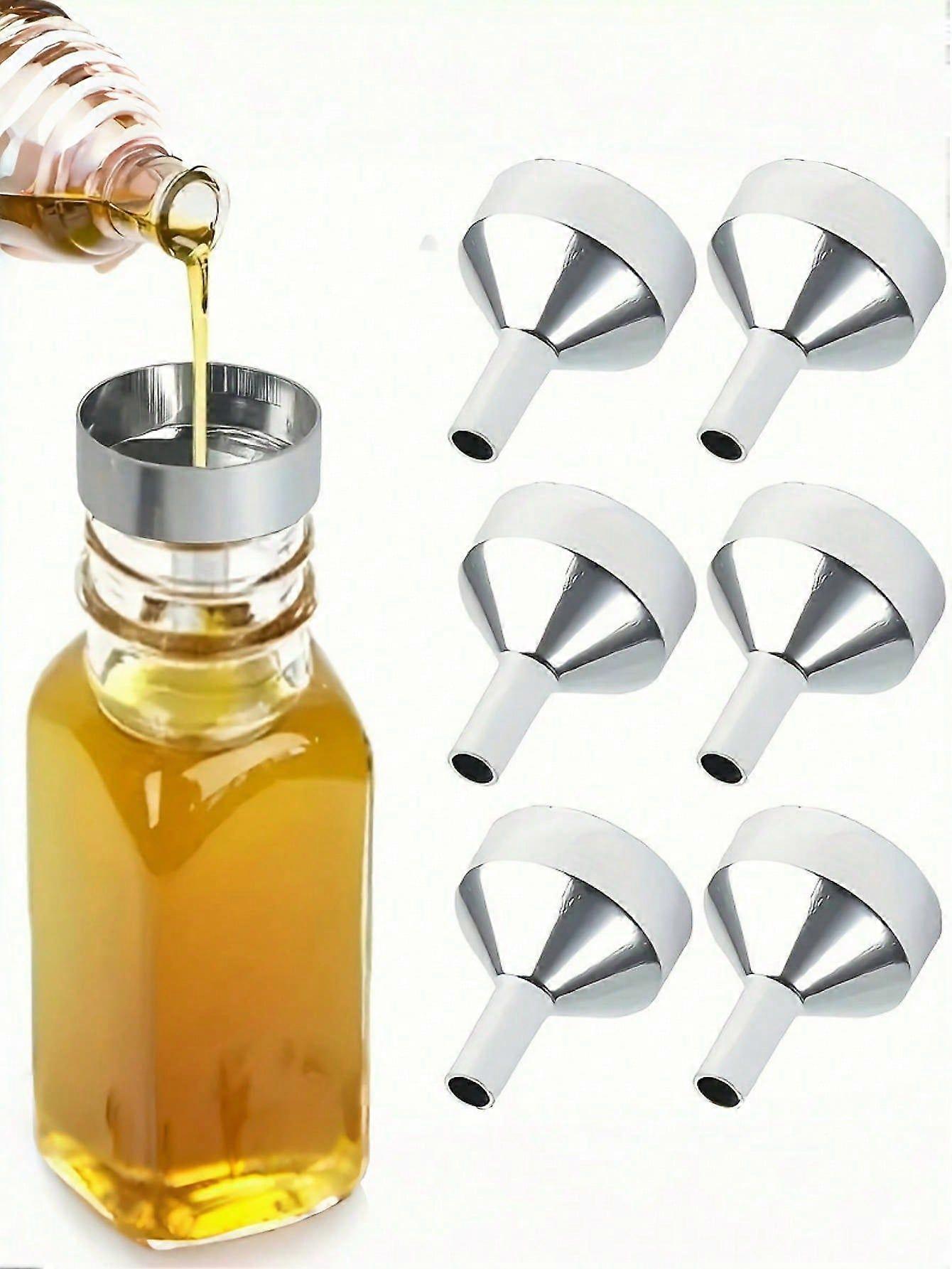 1pc Metal Miniature Funnel, Convenient For Transferring And Pouring Various Liquids Such As Perfume And Essential Oils