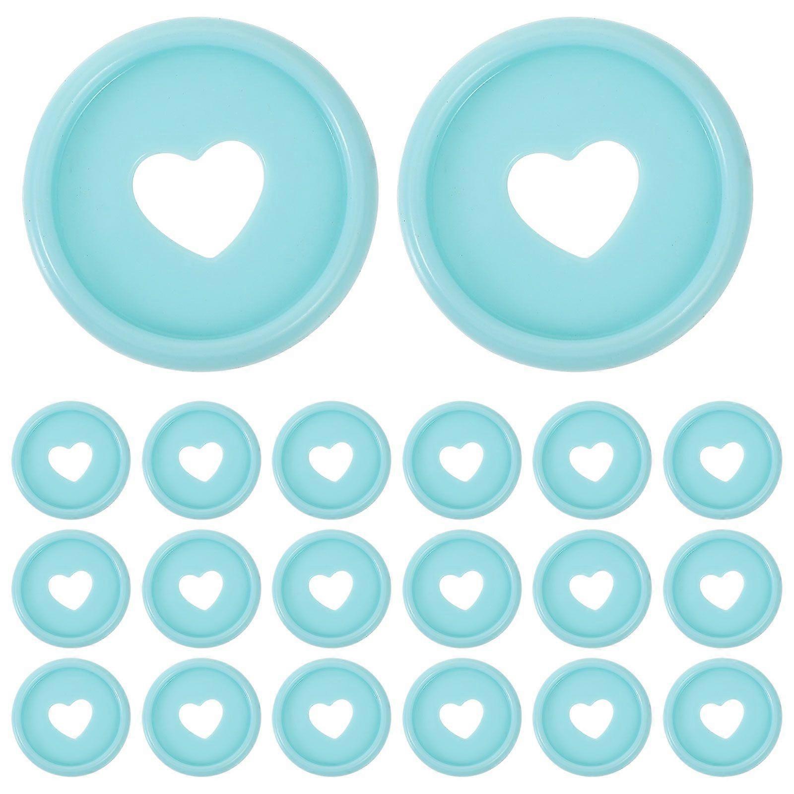 50Pcs Binder Discs Notebook Binding Discs Planners Binding Discs Loose-leaf Binder Discs