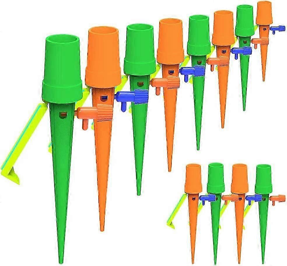Adjustable Water Flow Pot Automatic Watering Device 12 Pieces (Random Color)