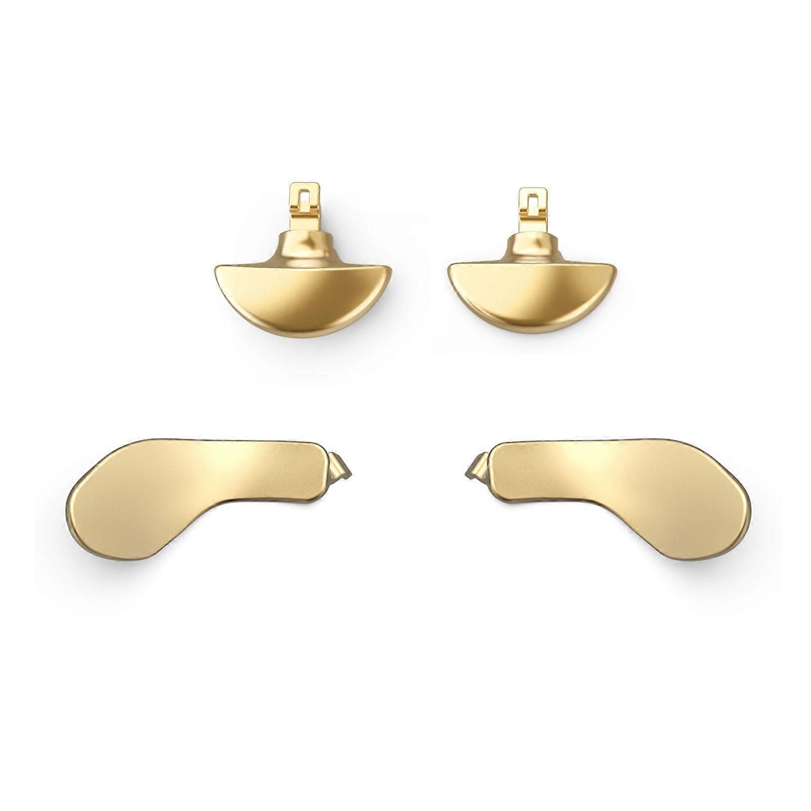 4Pcs Controller Back Paddle Matte Finish Easy Installation Interchangeable Controller Replace Accessories Handle Metal Back Key Perfectly Compatible C