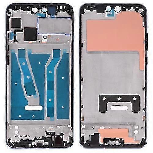 Front Housing Display Screen Frame Bezel Plate with Side Keys for Huawei Y9 (2019)