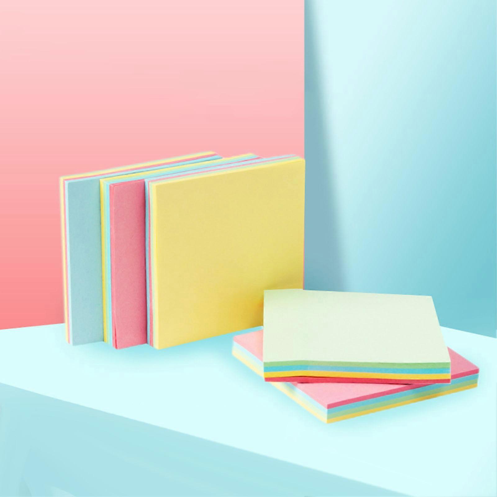 1 balení 100 listů samolepicích papírků pro výrobce stránek Memo Index Reminder Tabs pro domácí a kancelářské použití 76x50mm běžný typ žlutý