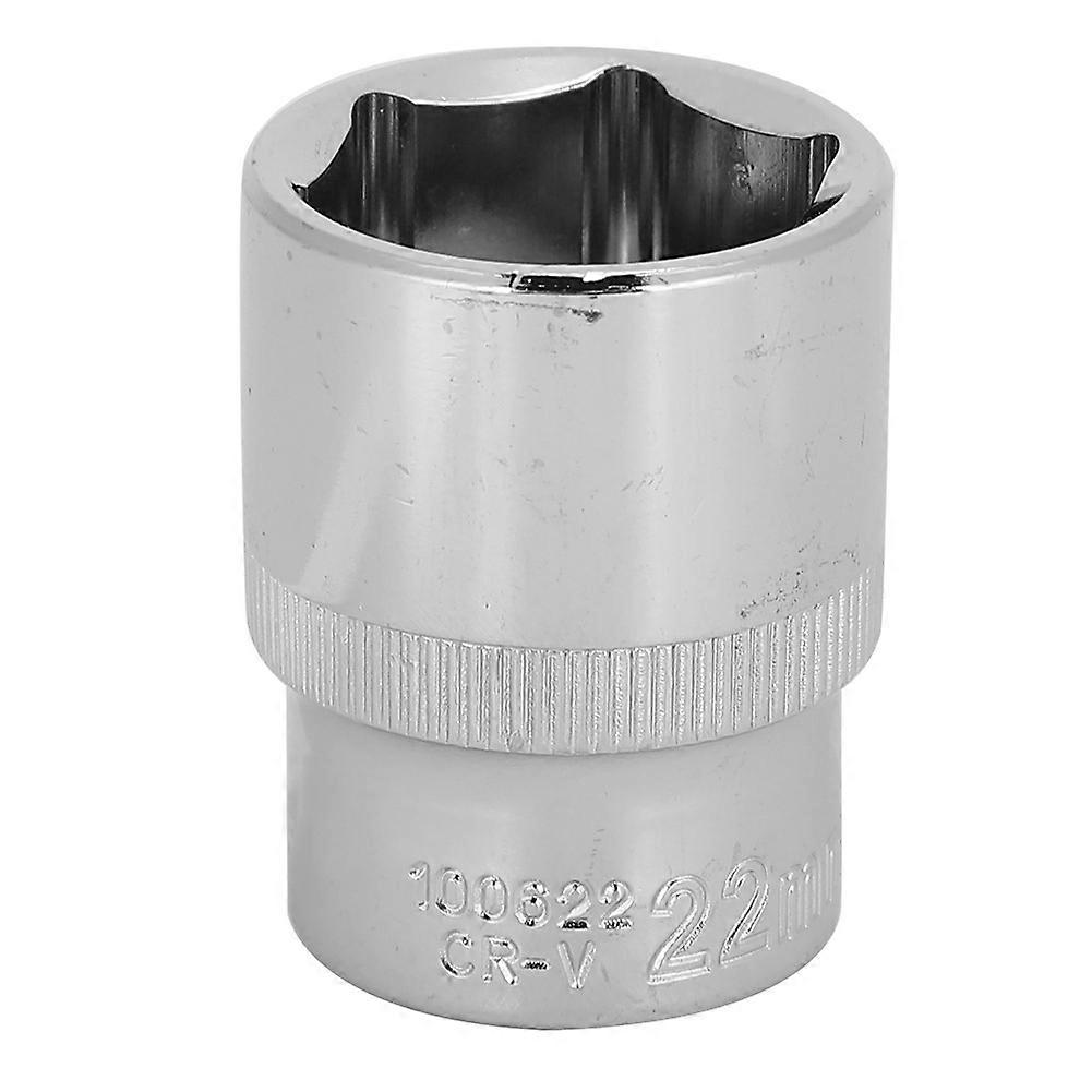 CR V Steel Hex Socket Repairing Tool High Hardness Practically Designed Portable Socket(22mm)