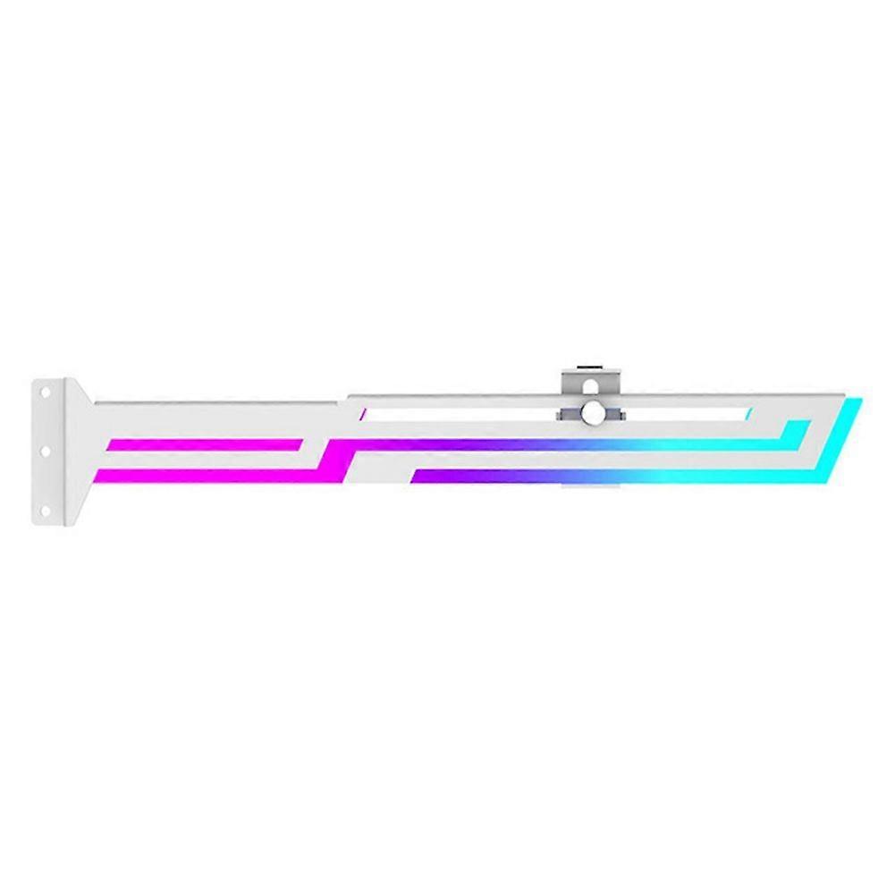 ARGB Graphics Card GPU Holder GPU Brace Support Adjustable Height Horizontal GPU Bracket AURA SYNC GPU Video Card Holder