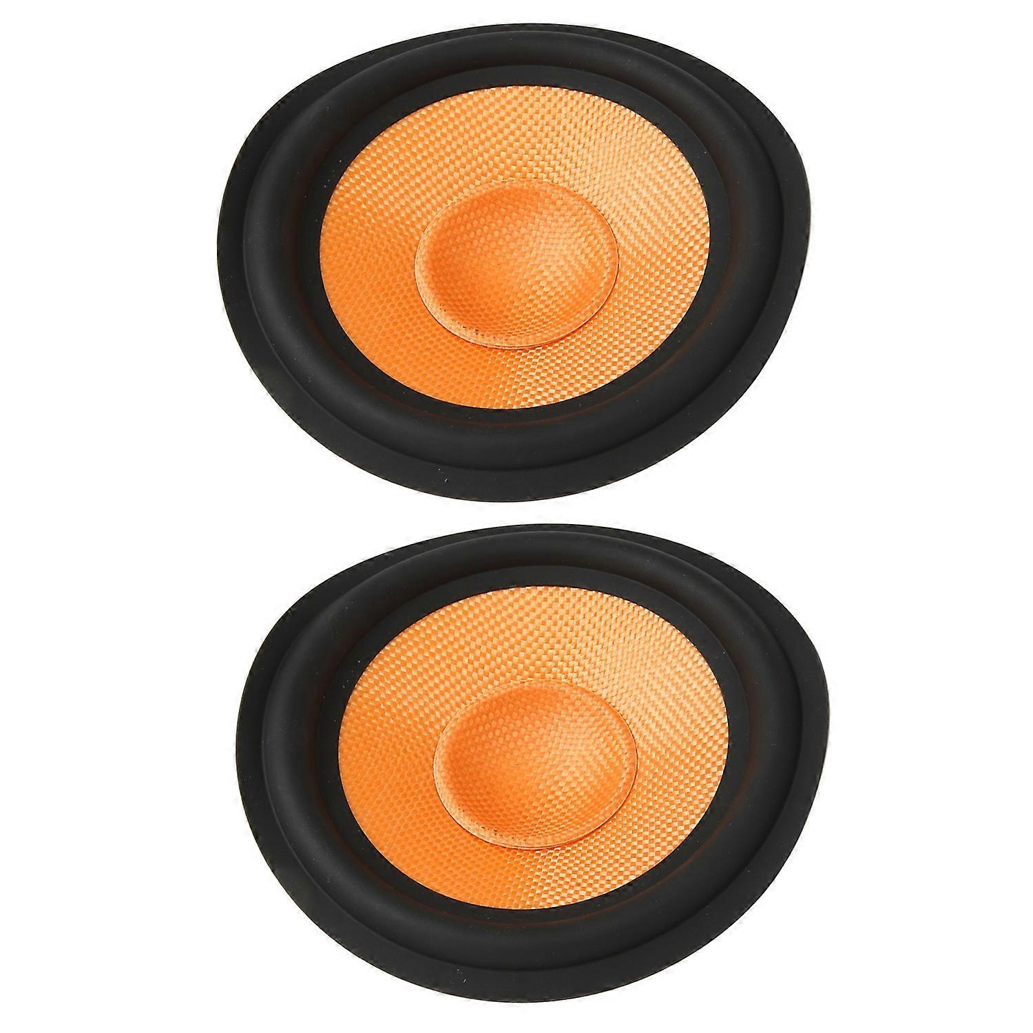Speaker Cone Drum Paper Professional 1 Inch Inner Diameter Replacement Subwoofer Drum Paper Orange