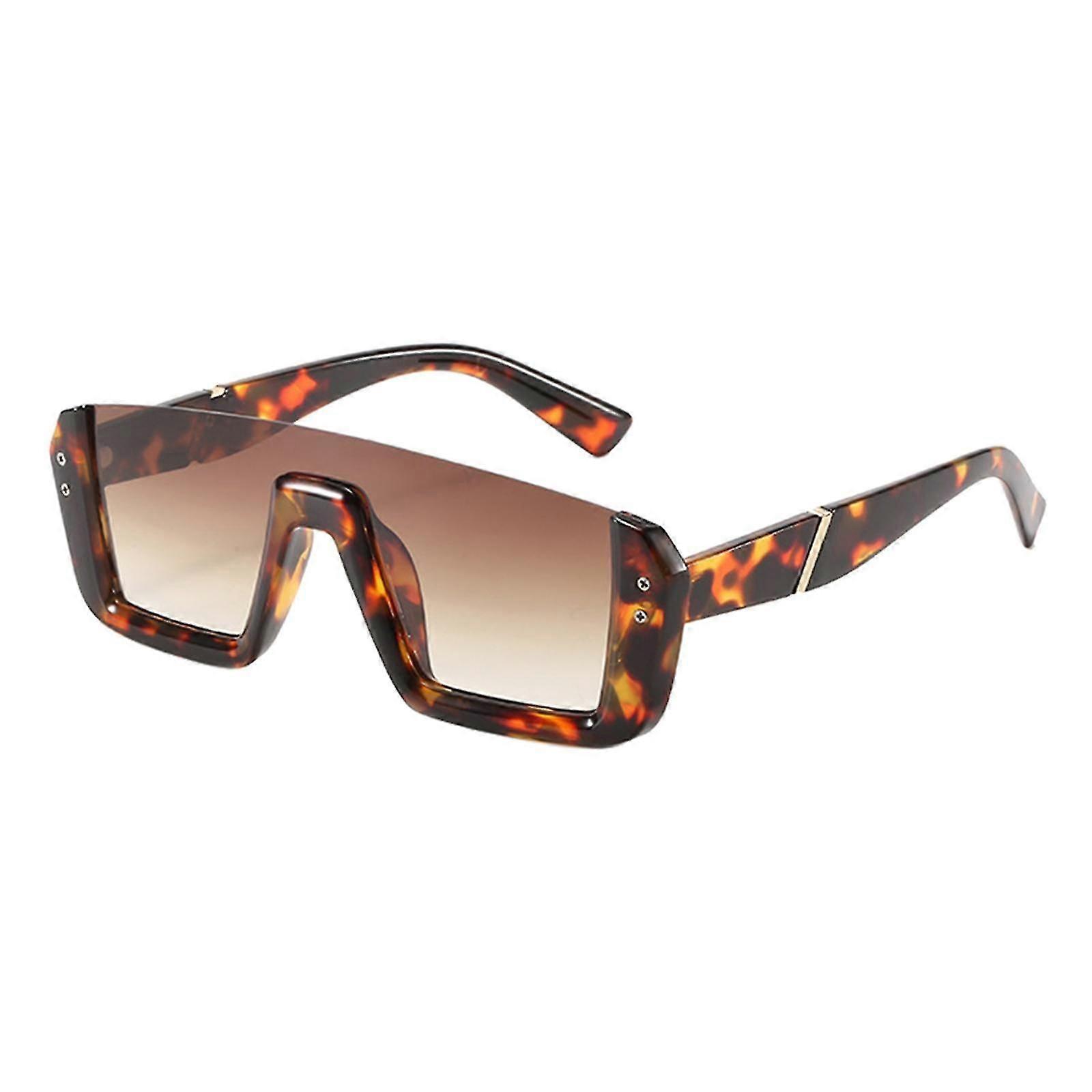 Oversized Square Sunglasses Gradient Lens Uv 400 Shades Black Lens