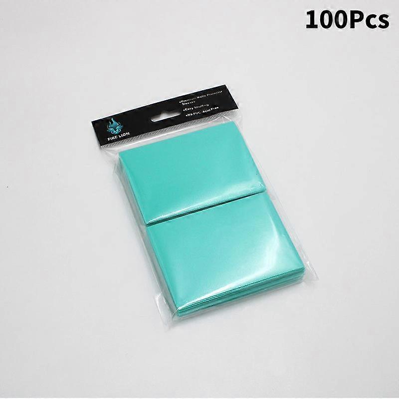 100Pcs 66*91Mm Penny Color Matte Katana Trading Card Sleeve Holder Tarot Shield Board Games Magical Cover