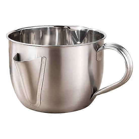 Oil Filter Bowl Practical Thick Portable Oil Grease Separator Good Grip Oil Filter Pot Oil Filter Bowl for Home