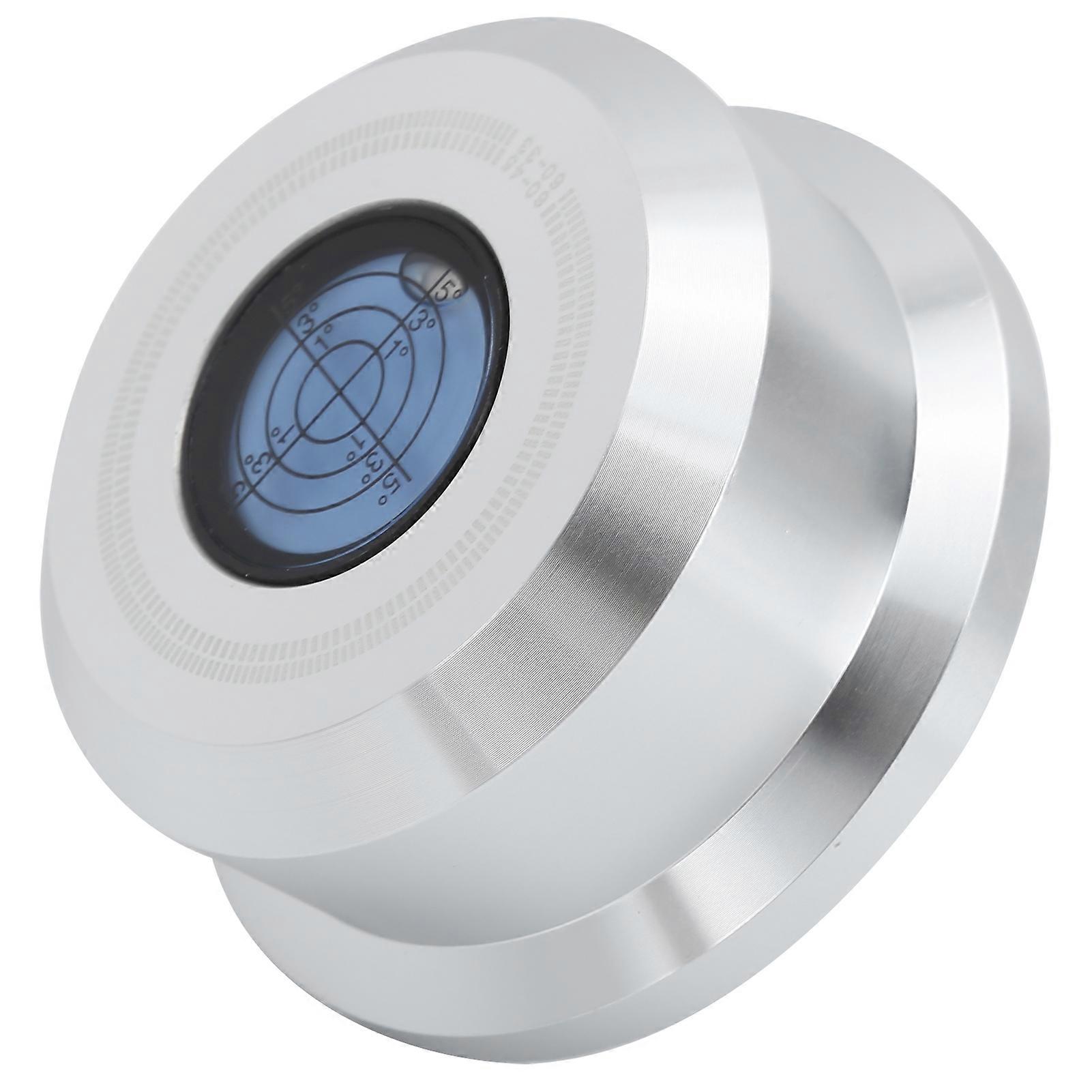 Monosaudio Record Weight Stabilizer 60Hz Turntable Disc Record Stabilizer Clamp for LP Record PlayerRT632S Silver