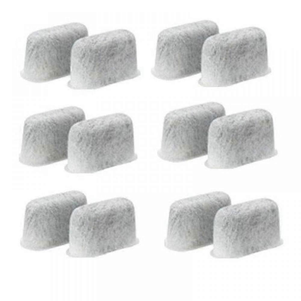12Pack Replacement Charcoal Water Filters for ALL Cuisinart Coffee Makers