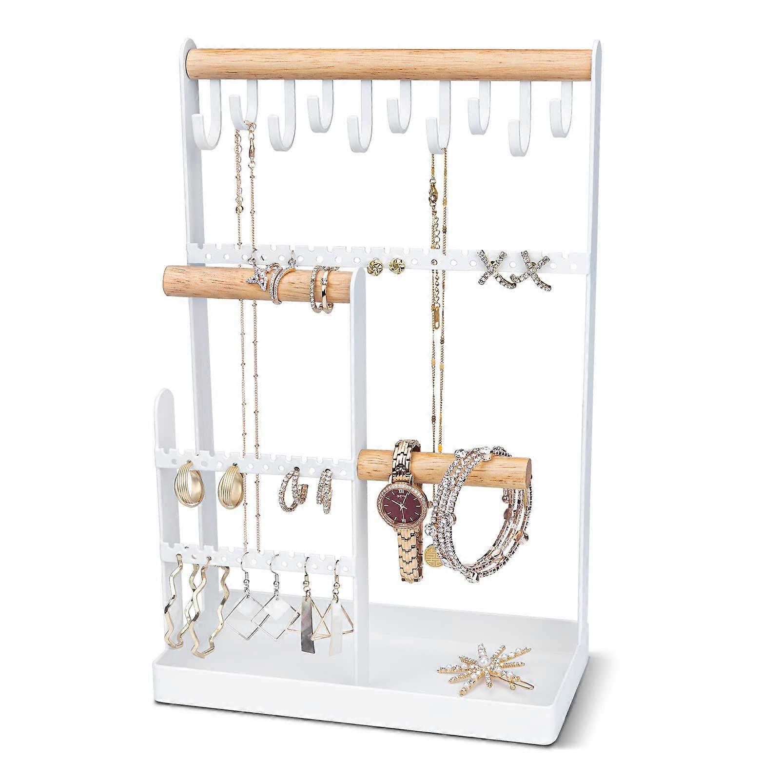 6-Tier Jewelry Organizer Stand for Storage and Display
